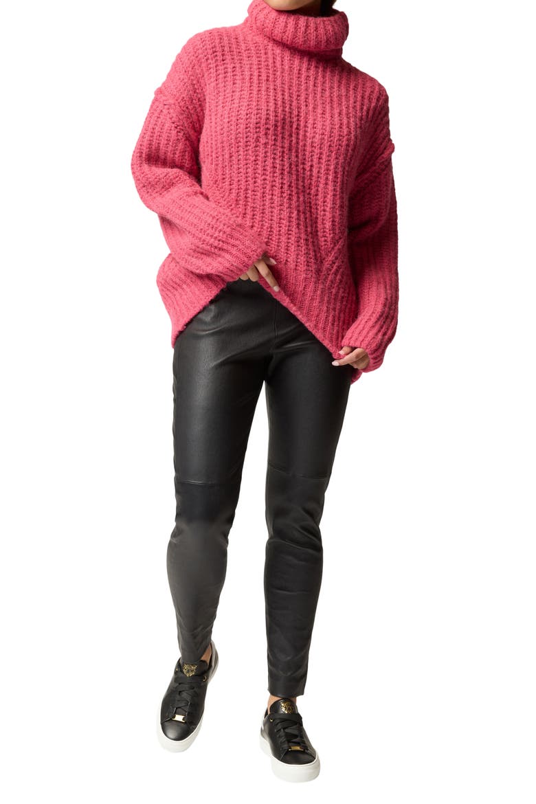 A Heaven Turtleneck Sweater, Alternate, color, KNOCKOUT