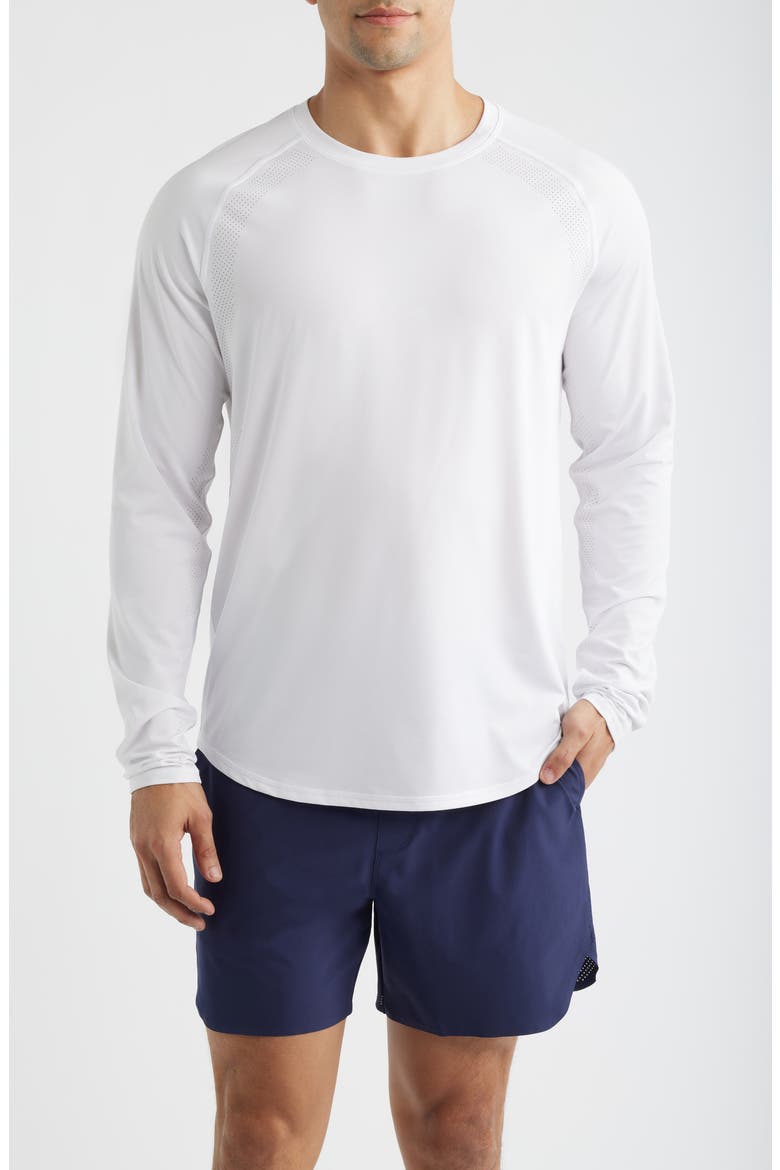 Falcon Sport Performance Long Sleeve T-Shirt, Main, color, ARCTIC