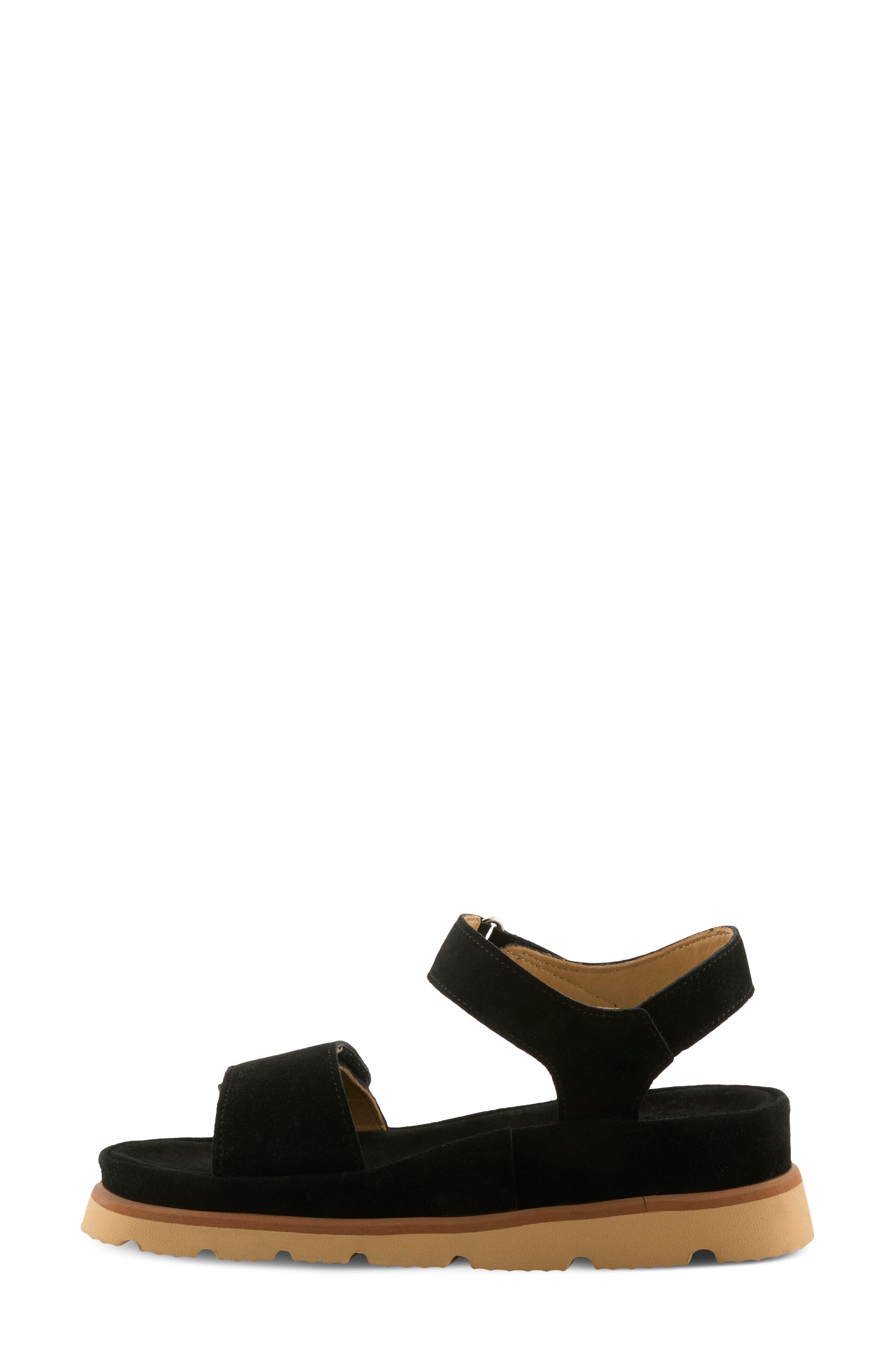 Dixiemae Sandal, Alternate, color, BLACK SUEDE