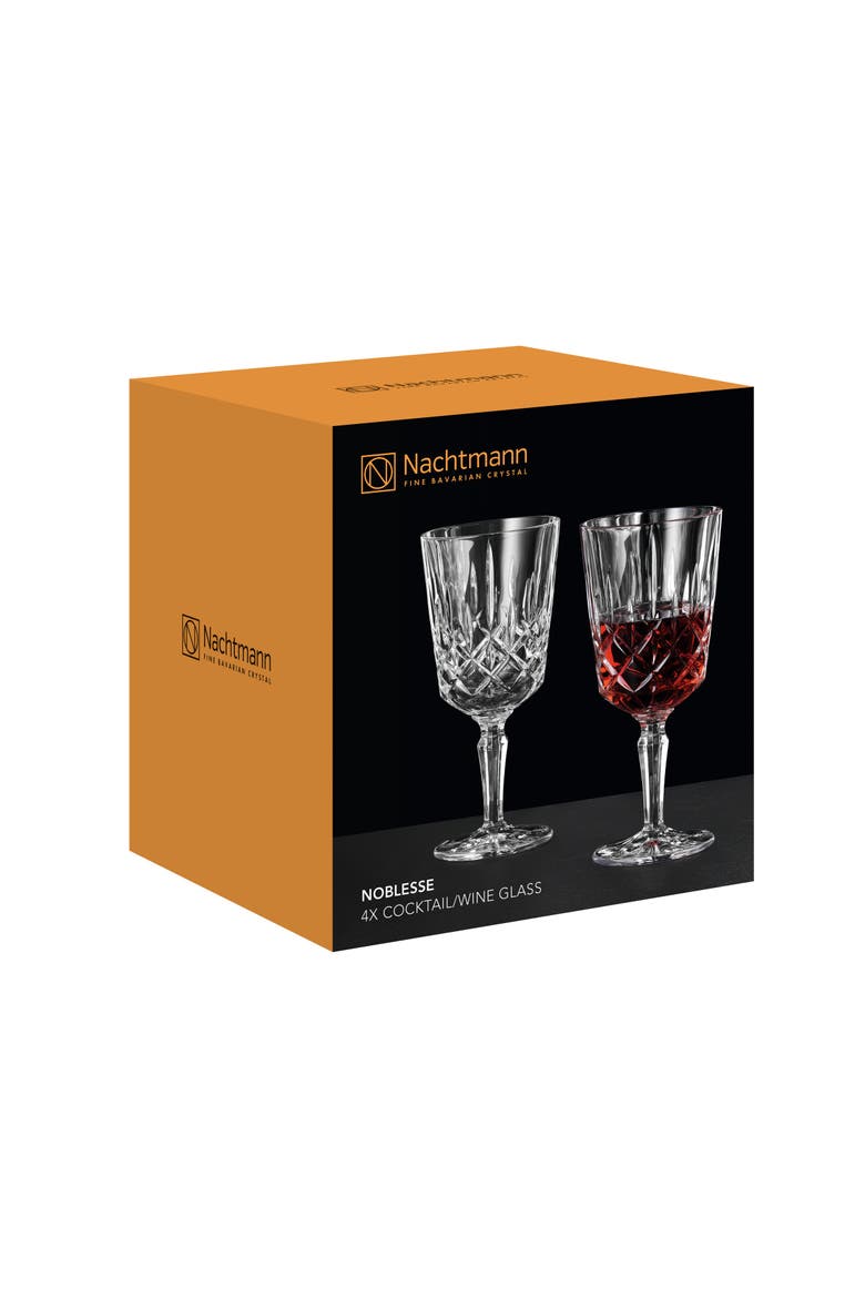 Noblesse Wine Goblet, Set of 4, Alternate, color, Clear