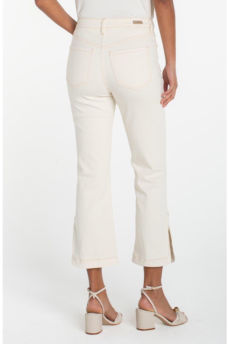 Hannah Tulip Hem Crop Flare Jeans, Alternate, color, DESERT DUNES