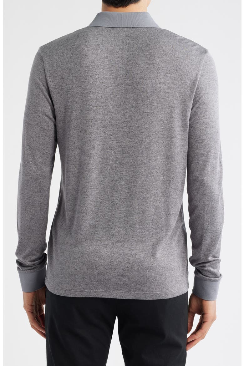 Goris Activate Long Sleeve Polo, Alternate, color, CARBON MELANGE