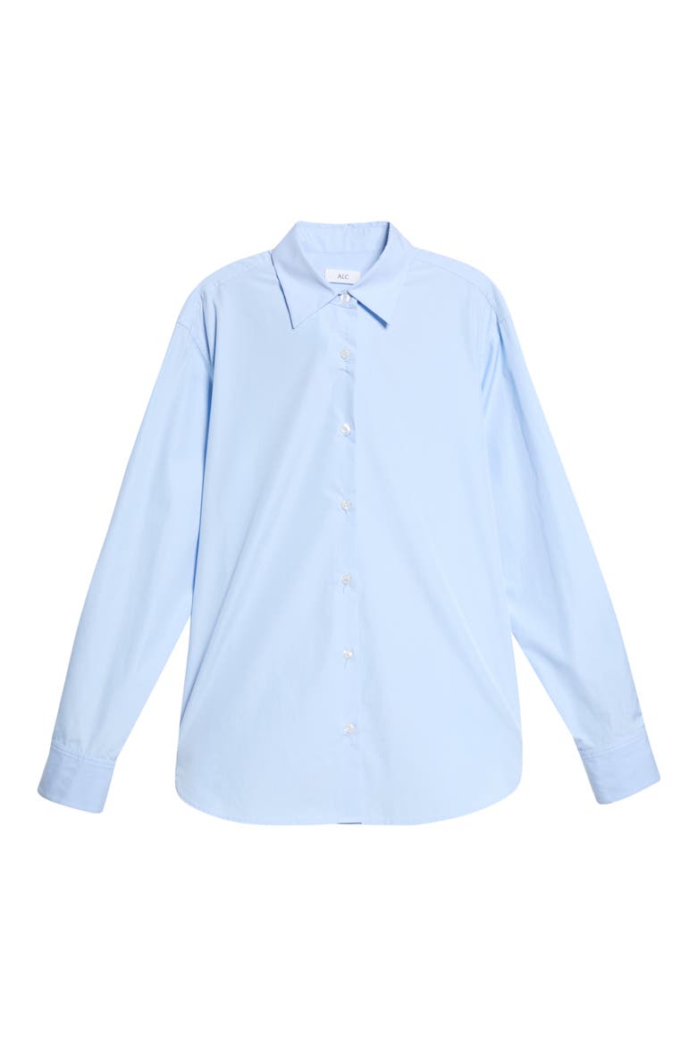 Mason Button Front Shirt, Alternate, color, FRENCH BLUE