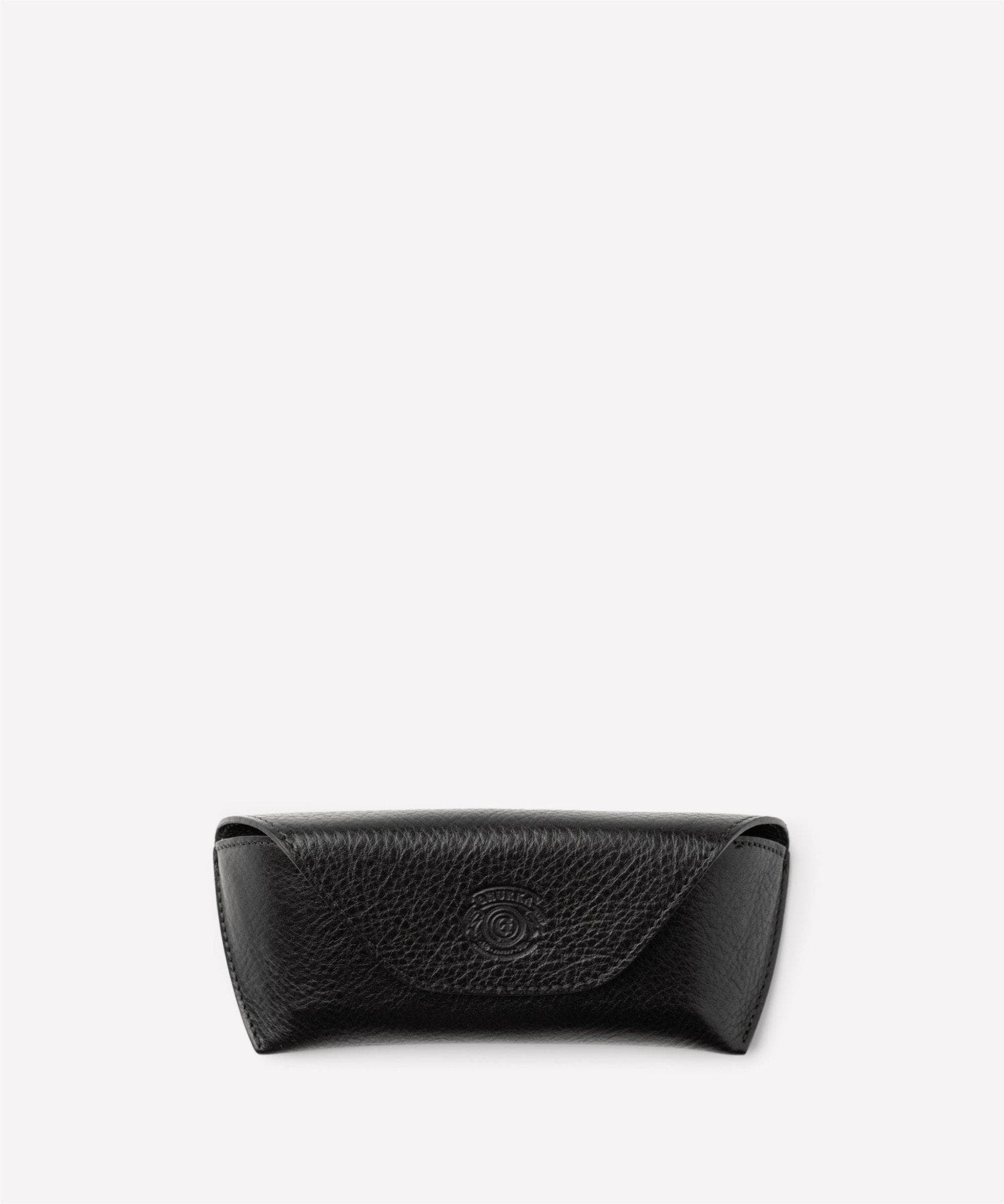 Ghurka Hard Sunglass Case No. 251, Main, color, Vintage Black Leather