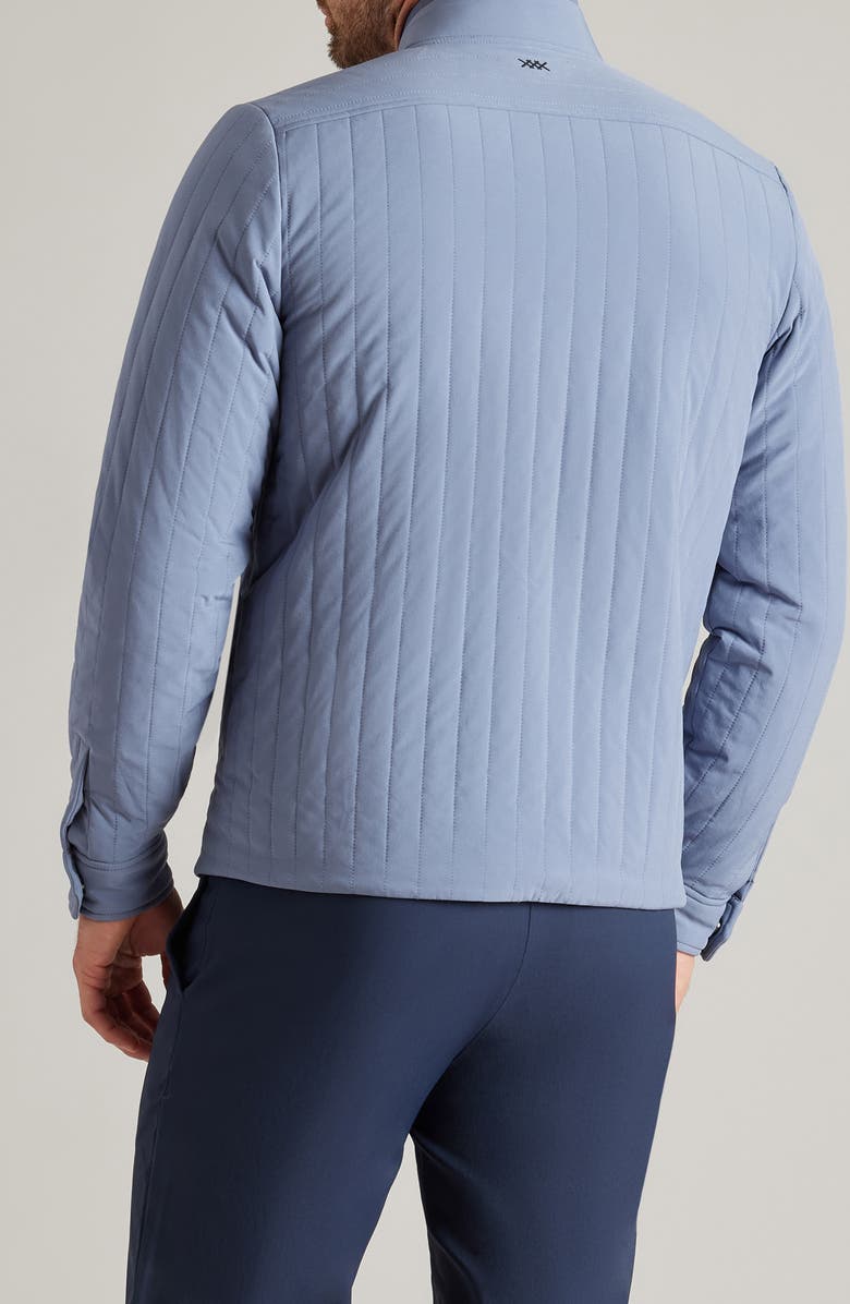 Rhone Skyline Quilted Jacket, Alternate, color, Folkstone Gray