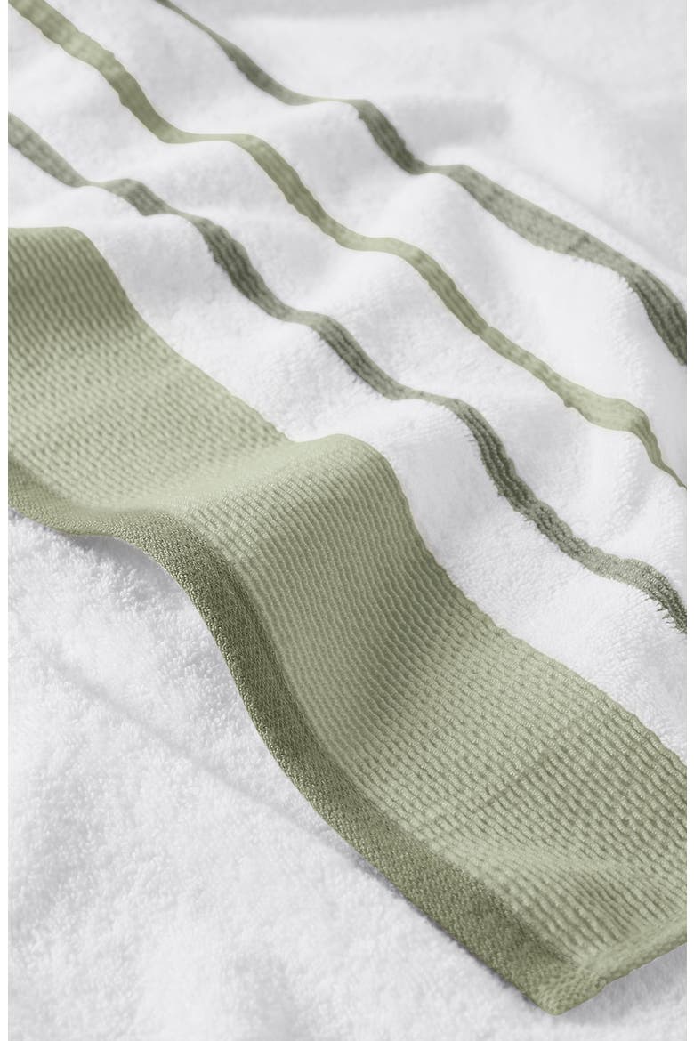 Luxurious Cotton 2-Pack Decorative Bath Towel Set, Alternate, color, DESERT SAGE GREEN / MOSS GREEN