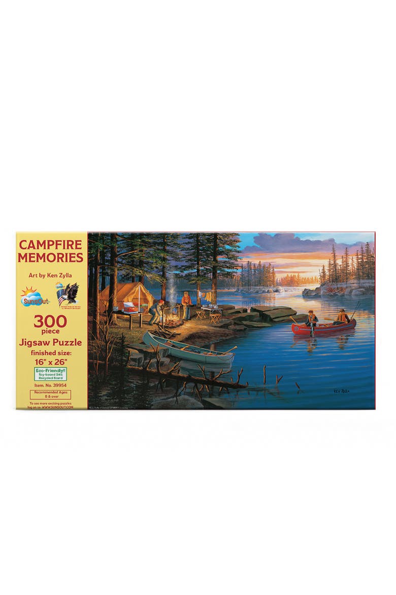 Campfire Memories 300 piece Jigsaw Puzzle for Adults, Alternate, color, Multicolor