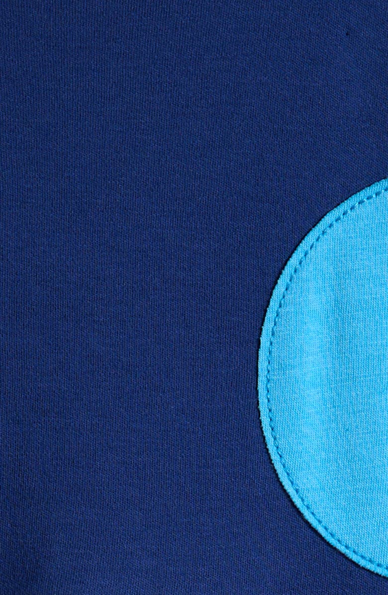 Mini Boden Kids' Mabel Polka Dot Long Sleeve Cotton Twirly Dress, Alternate, color,