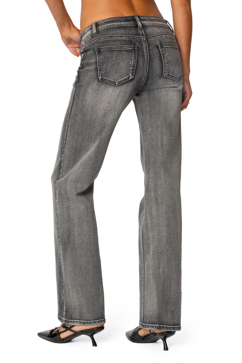 Low Rise Bootcut Jeans, Alternate, color, DARK-GRAY-WASHED