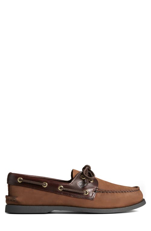 Sperry Authentic Original 2-eye Boat Shoe In Brown