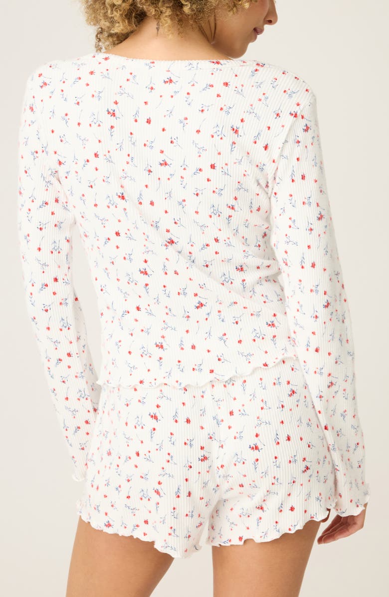 PJ Salvage La Rose Pajama Cardigan, Alternate, color,