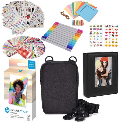 Sprocket 2.3x3.4 Zink Photo Paper (50 Pack) with Bundle