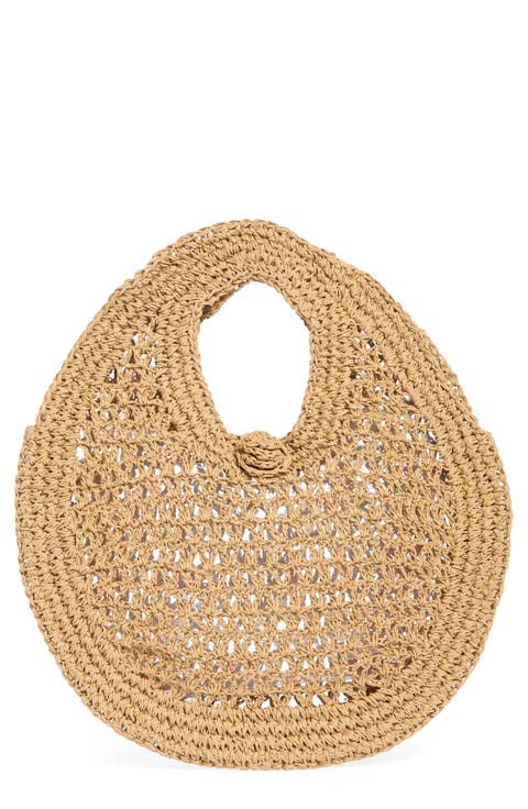 Round Cutout Handle Bag
