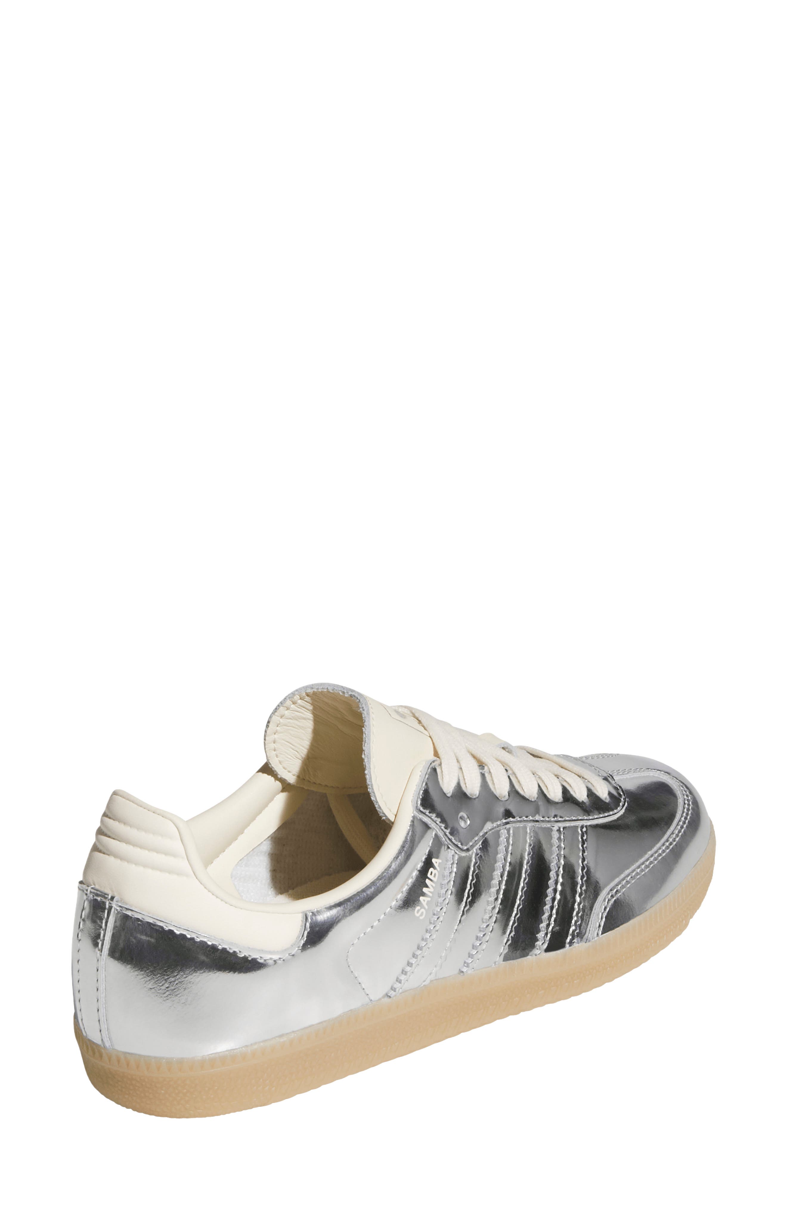 Samba OG Sneaker, Alternate, color, SILVER MET./SILVER MET./GUM5