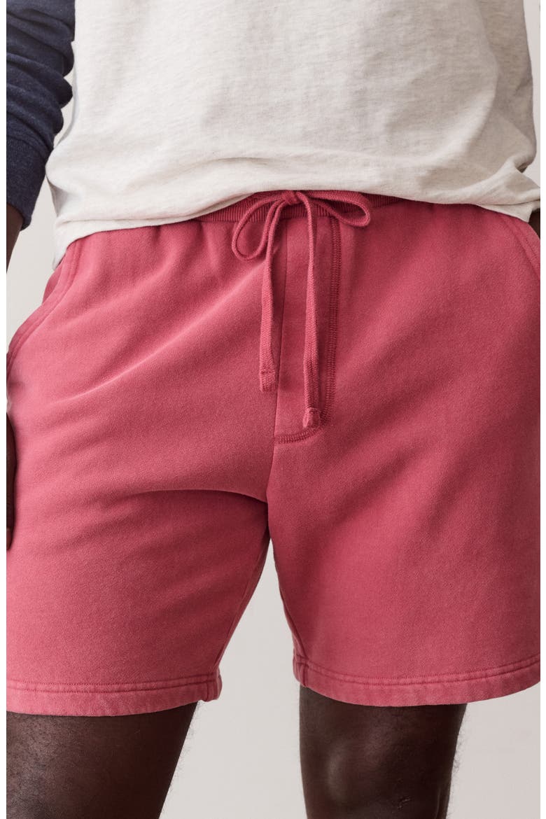 Cloud 9 Fleece Shorts, Alternate, color, GARNET ROSE
