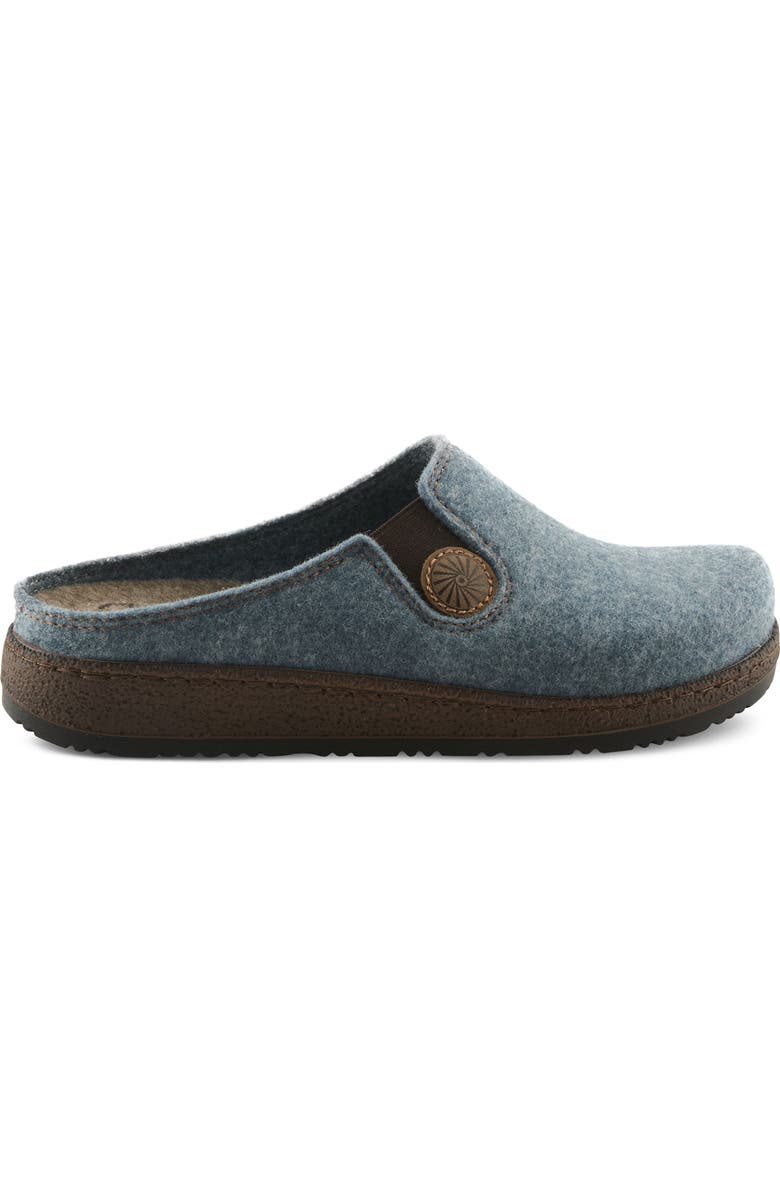Flexus by Spring Step Cozily Wool Clog, Alternate, color, Denim Blue