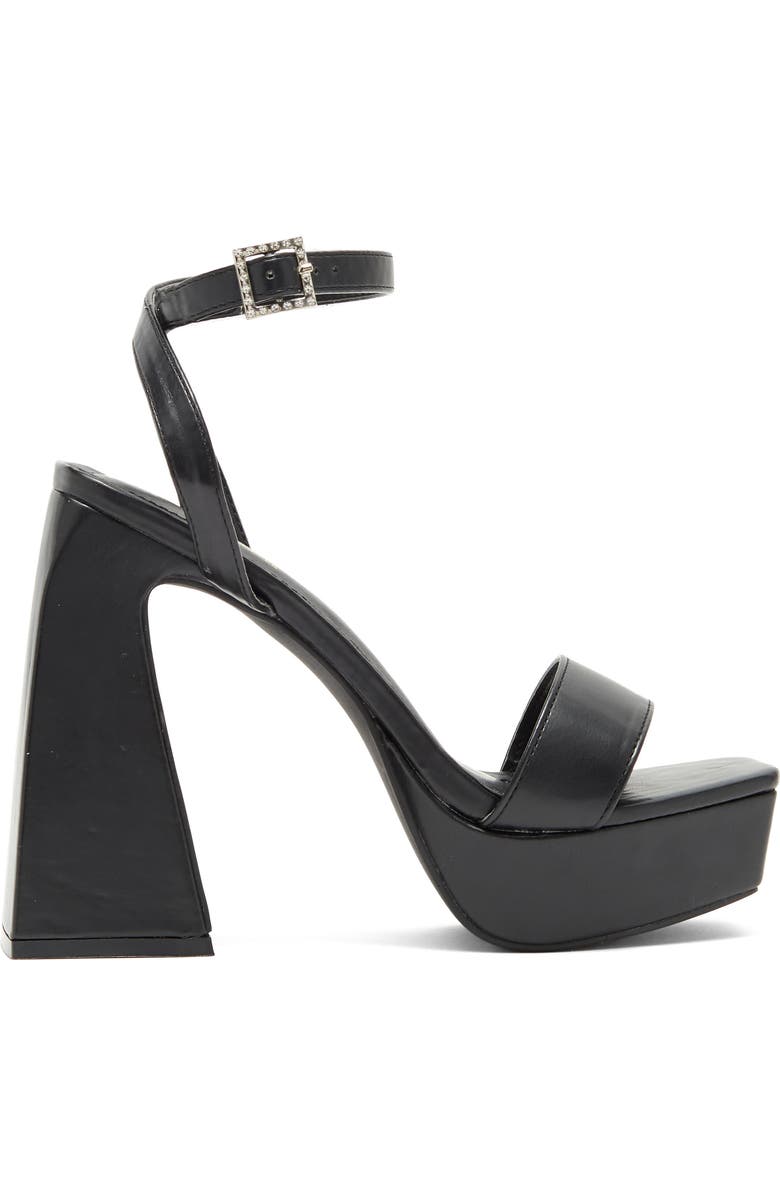CHASE AND CHLOE Rayla Ankle Strap Platform Sandal, Alternate, color,