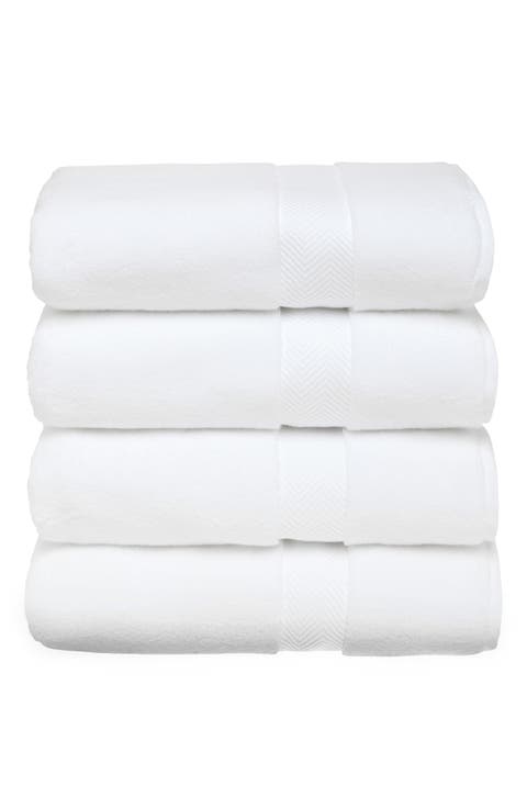 Organic Hydrocotton Set of 4 Bath Towels $140 Value