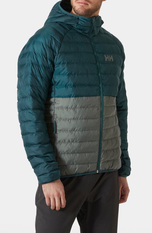 Helly Hansen Banff Water Repellent Quilted Puffer Jacket in Dark Creek 