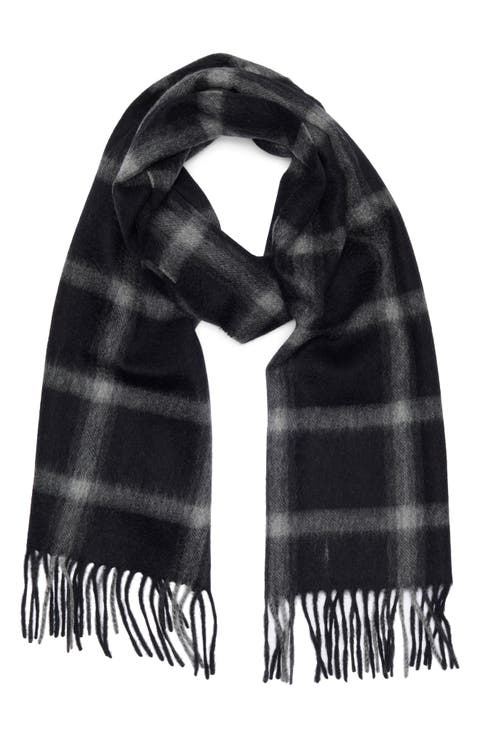 Men's Cashmere Fringe Scarf