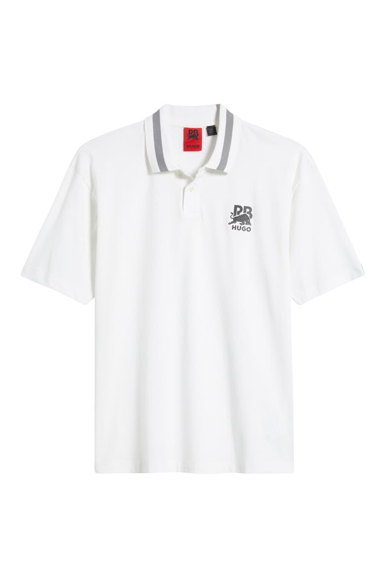x RB Formula One™ Team Relaxed Fit Stretch Piqué Polo, Alternate, color, WHITE