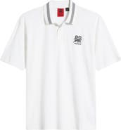 HUGO x RB Formula One™ Team Relaxed Fit Stretch Piqué Polo