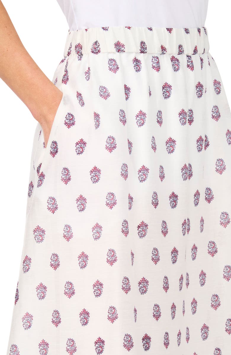 Halogen<sup>®</sup> Print Midi Skirt, Alternate, color, 