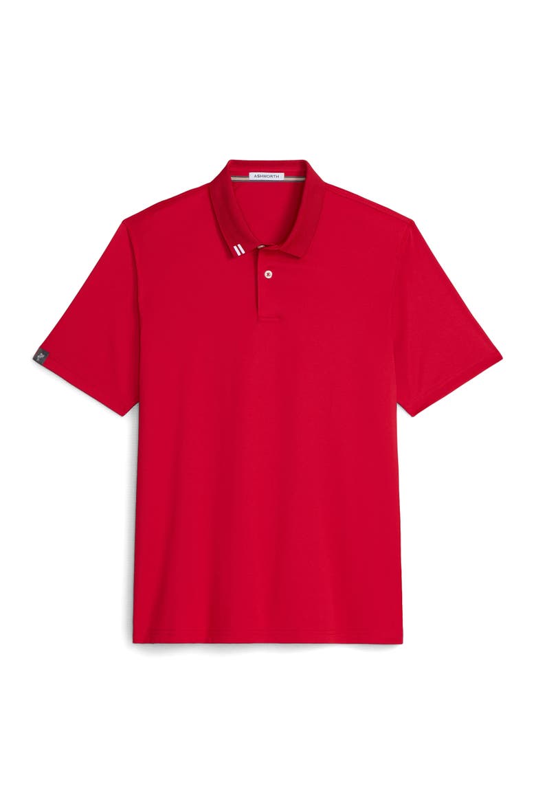 2Bar Solid Polo, Main, color, Core Red