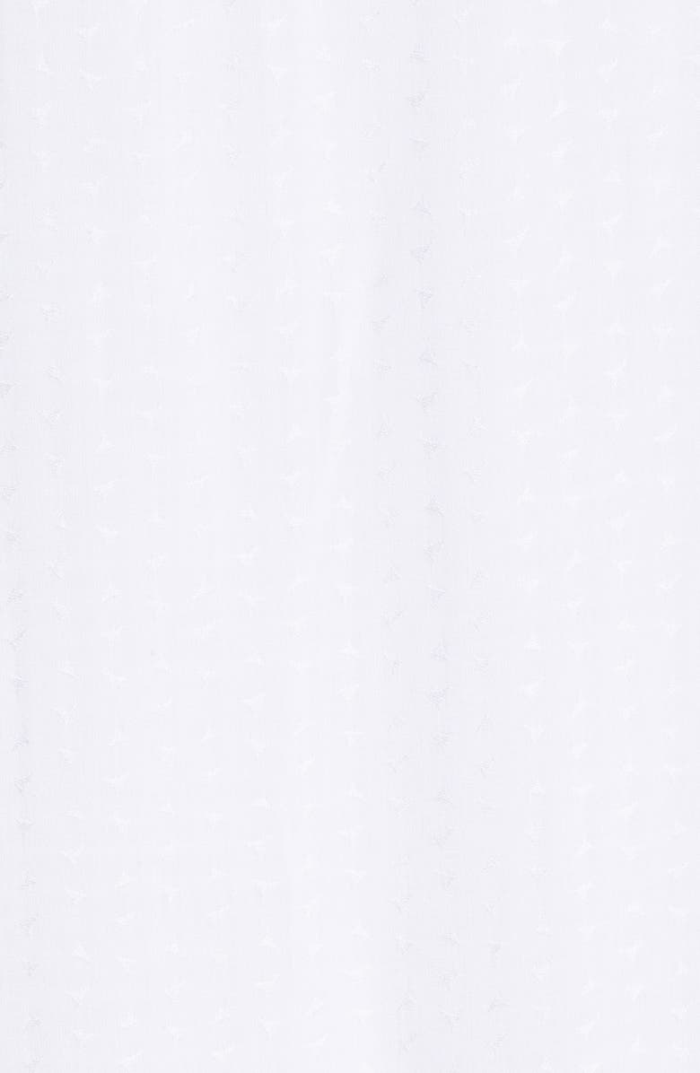 Hinge Lace Trim Puff Sleeve Shift Dress, Alternate, color, 