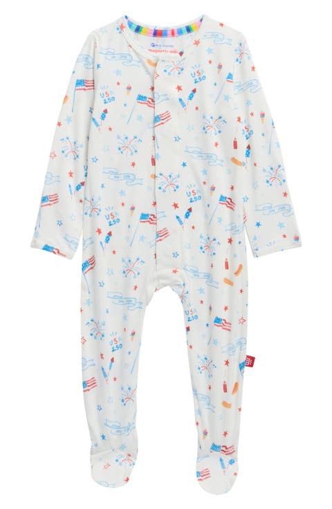 USA 250 Ruffle Magnetic Footie (Baby)