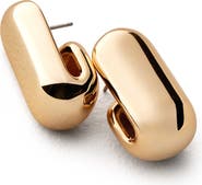 JENNY BIRD Leon 14k Gold Dipped Hoop Earrings