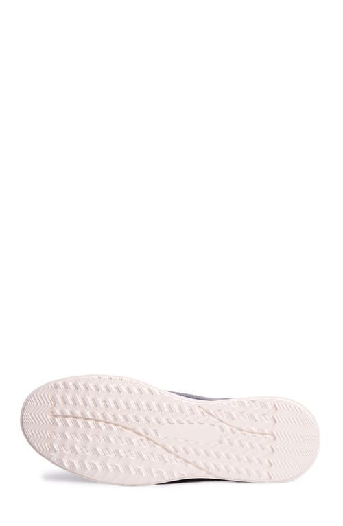 Marc Joseph New York Harbor Road Hands Free Technology Lightweight Leather Perforated Sneaker In Blue