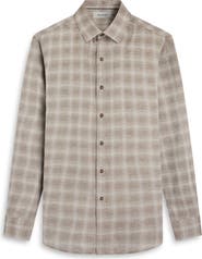 Bugatchi Julian Shaped Fit Plaid Button-Up Shirt