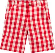 Mini Boden Kids' Smart Check Shorts