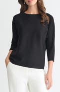KASPER Boat Neck Dolman Sleeve Sweater