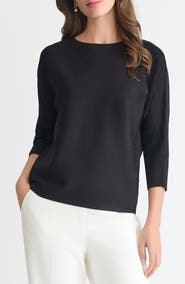 KASPER Boat Neck Dolman Sleeve Sweater