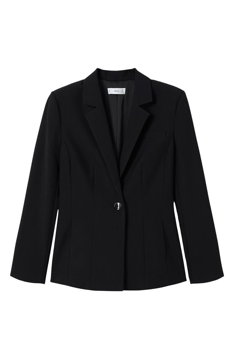 Veste Blazer Noir Classique Mango Essential - Taille S - Neuf Avec étiquettes