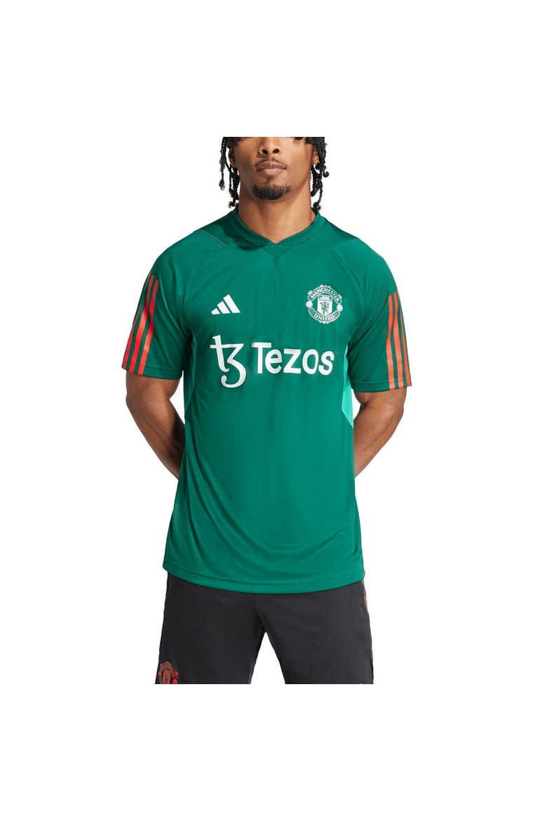Men's adidas Green Manchester United 2023/24 Training Jersey, Alternate, color, Green