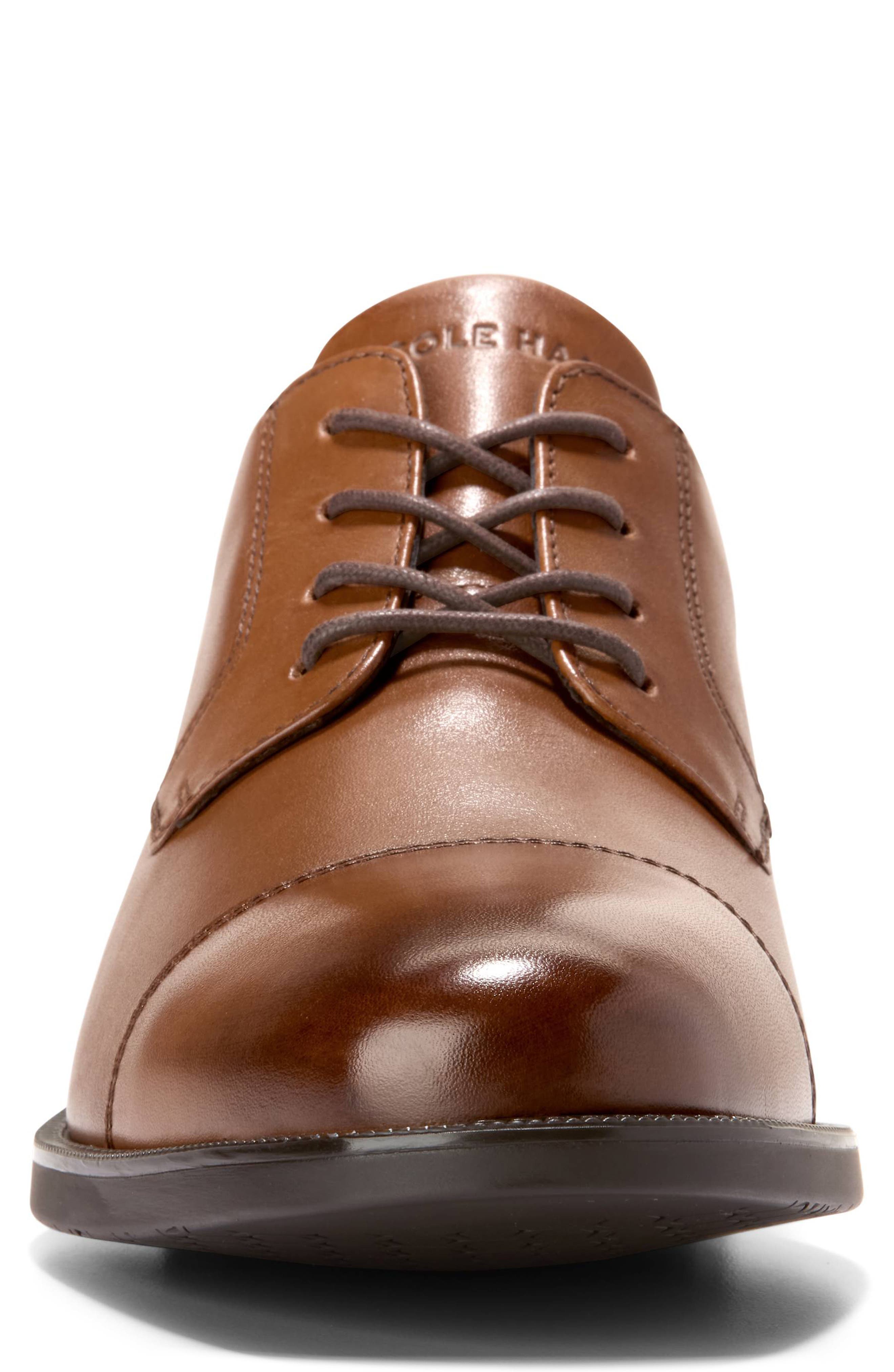 Bedford Cap Toe Derby, Alternate, color, BRITISH TAN / JAVA