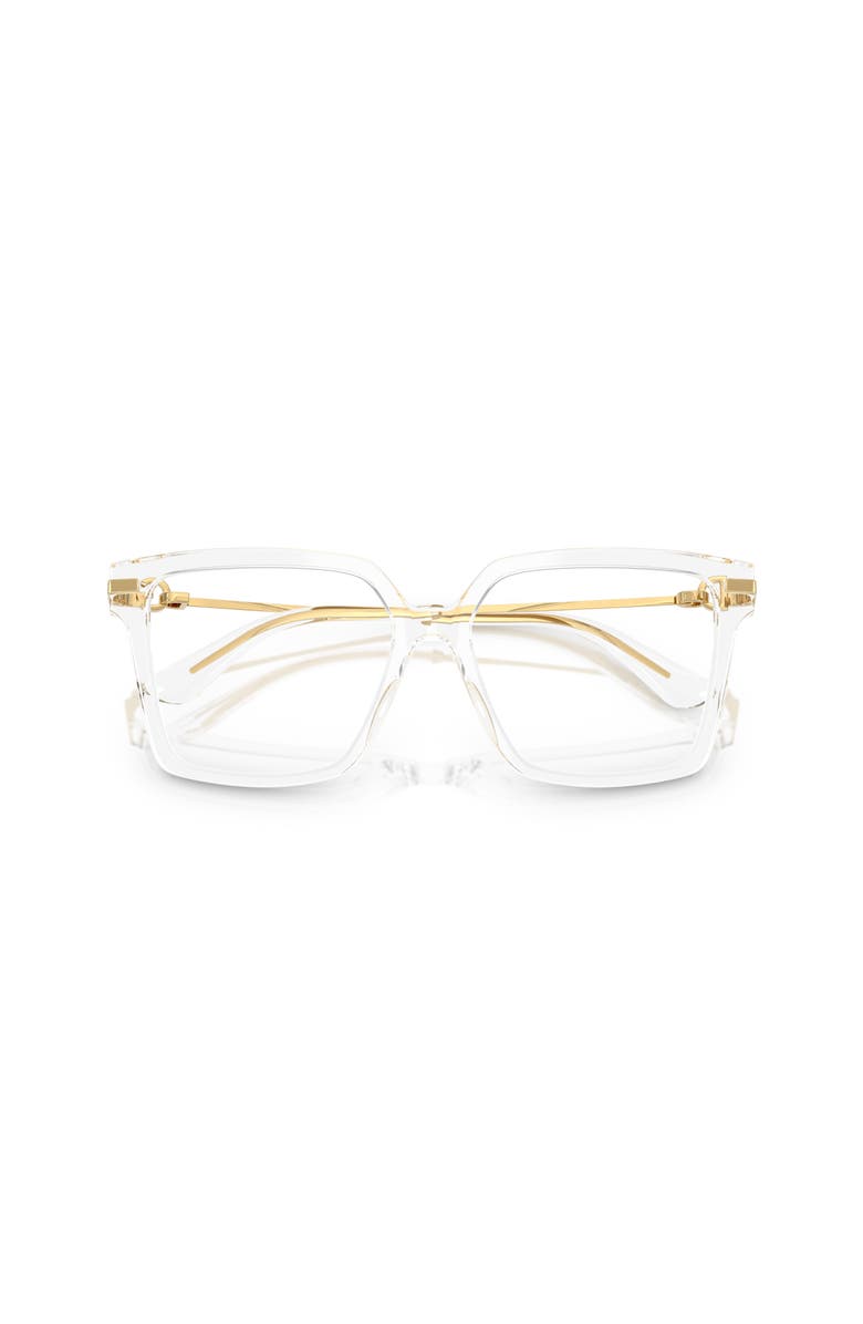 Dolce&Gabbana 56mm Square optical glasses, Alternate, color, Transparent