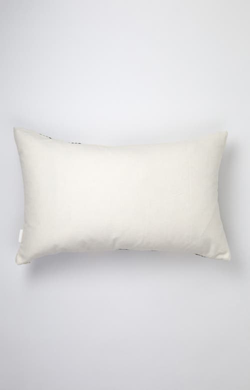 Archive New York Vintage Indigo Denim Striped Pillow In Blue