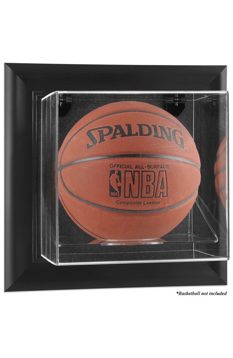 FANATICS AUTHENTIC Black Framed Wall Mountable Basketball Display Case, Main, color, 