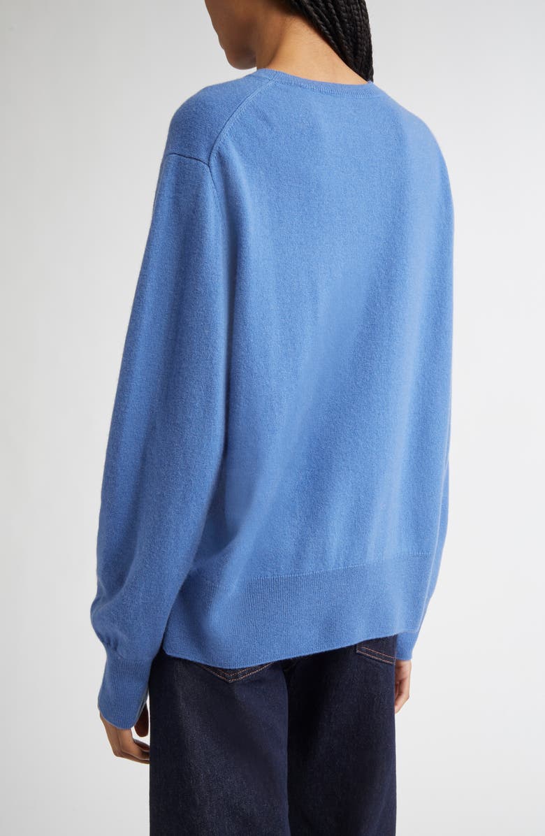 TOTEME Cashmere Crewneck Sweater, Alternate, color, Azure