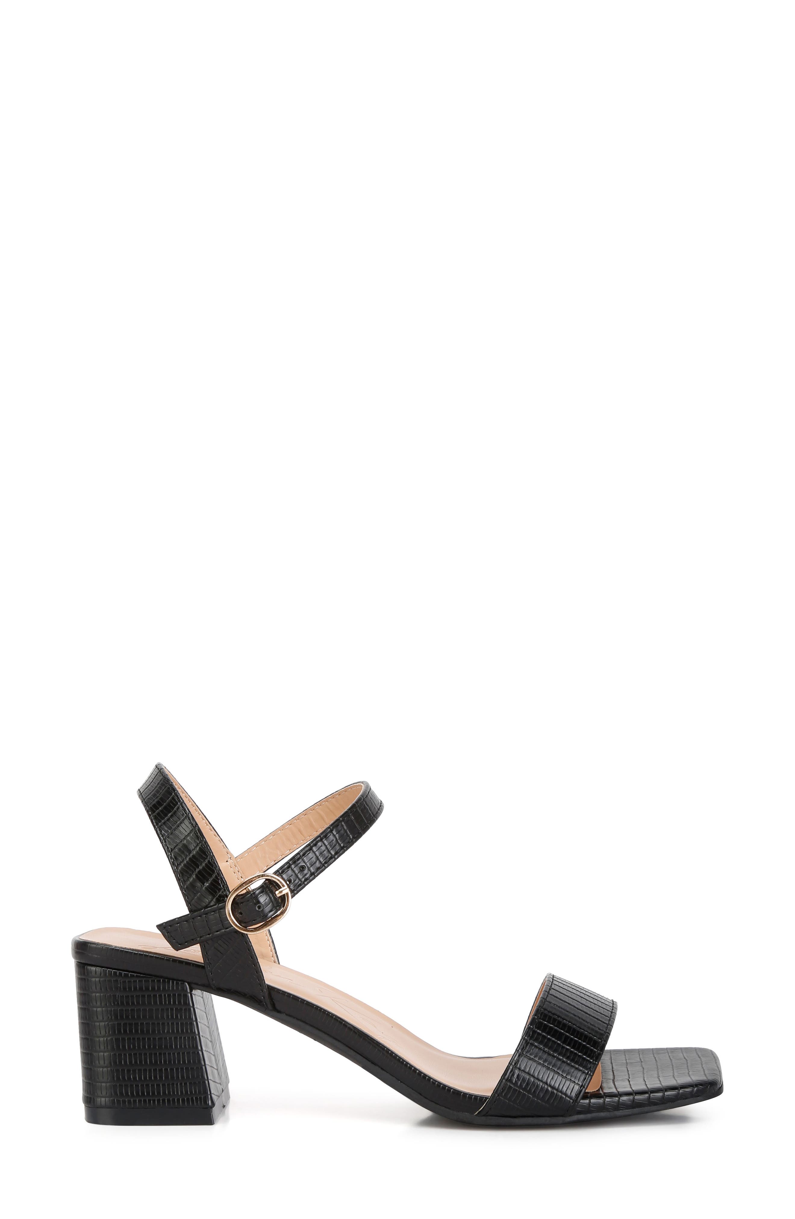 LONDON RAG Keeyana Sandal, Alternate, color, Black