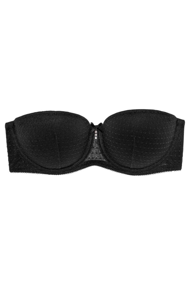 Multiway Strapless T-Shirt Bra, Alternate, color, Black