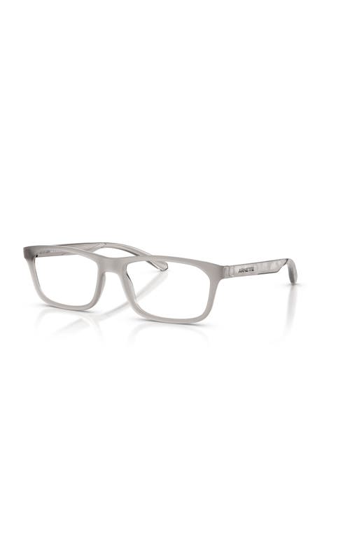 Arnette 54mm Rectangle Optical Glasses In Brown