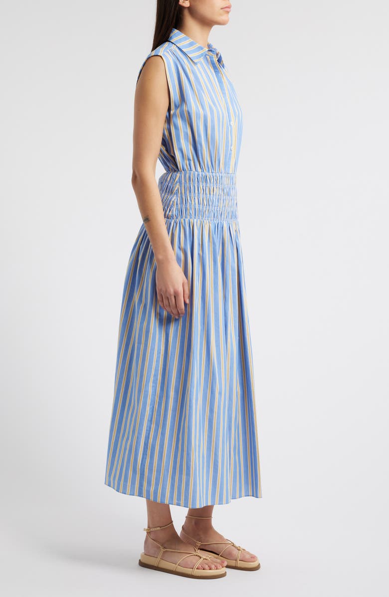 Saylor Edna Stripe Cotton Poplin Shirtdress, Alternate, color,
