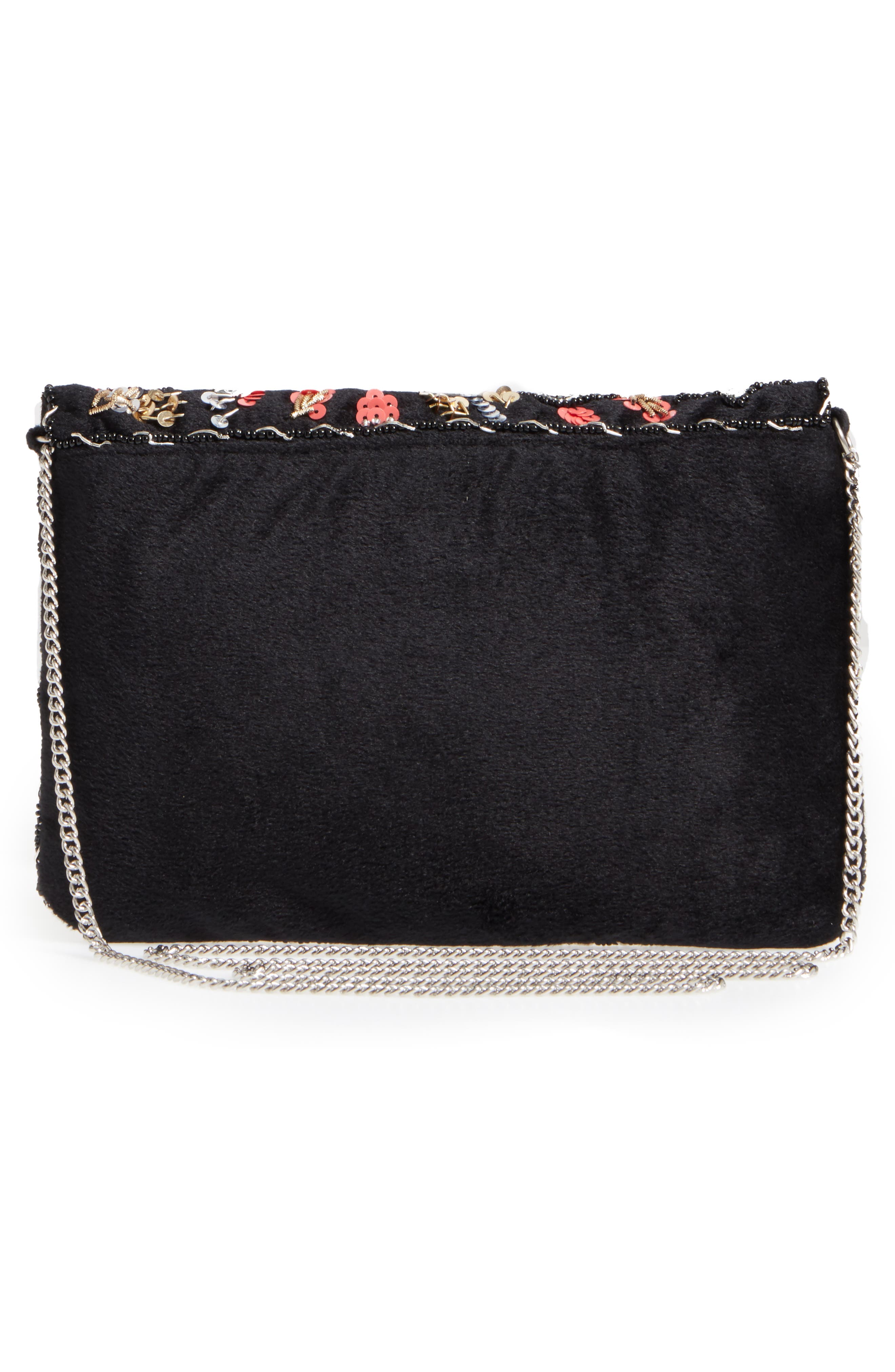 Floral Sequin Clutch, Alternate, color, MULTI
