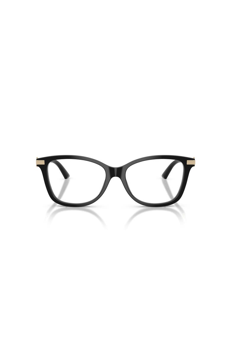 54mm Rectangle optical glasses, Alternate, color, Black