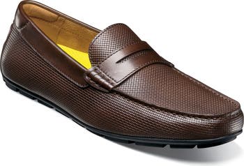 Florsheim Motor Moc Toe Penny Driver 11 Men's Brown